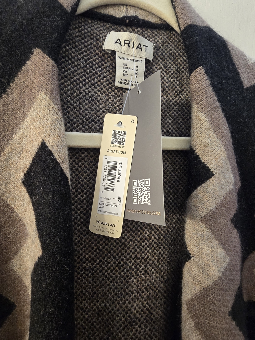 Ariat Kennesaw Southwest Longline Cardigan - Picture 5 of 10